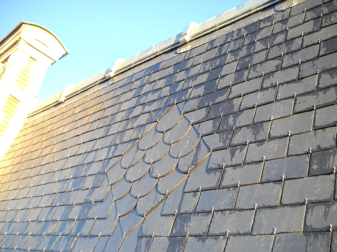 Décoration sur ardoise